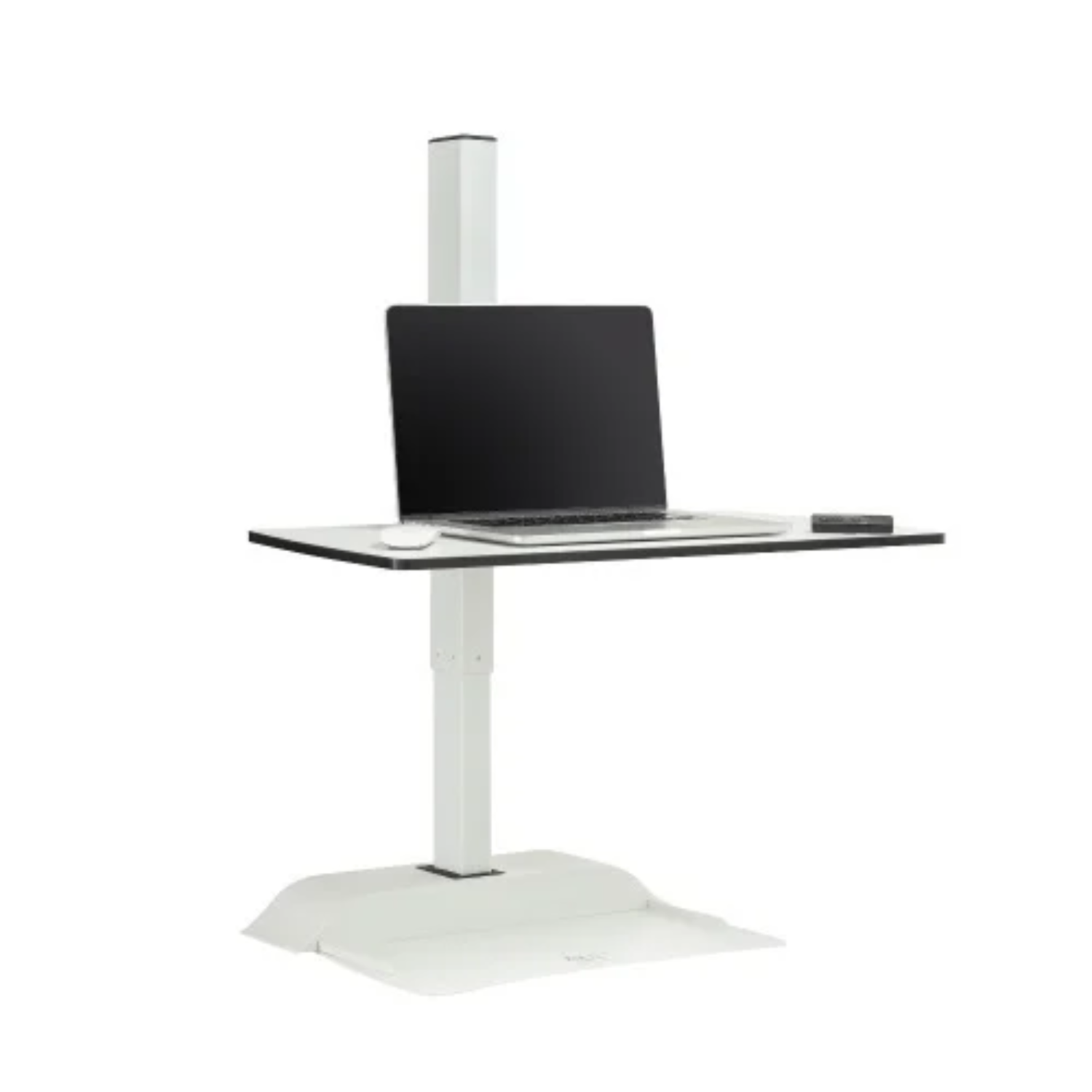 2191WH-Safco-Soar-electric-sit-stand-converter-white-single-platform