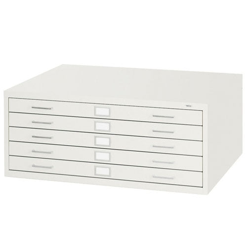 Safco 5 Drawer Steel Flat File for 24 x 36 Documents 4994WHR (White)