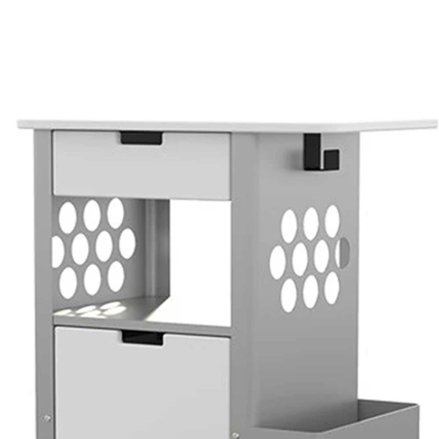 5202WH-Safco-White-Rolling-Storage-Cart-mobile-organizer-with-multiple-shelves