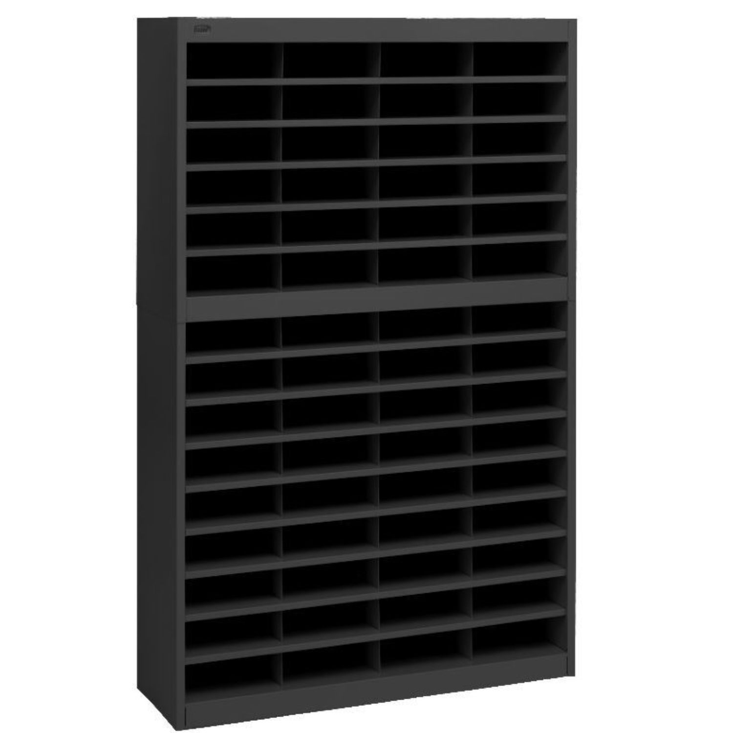 60-slot-letter-size-literature-sorter-black-finish-Safco-9231BLR-high-capacity