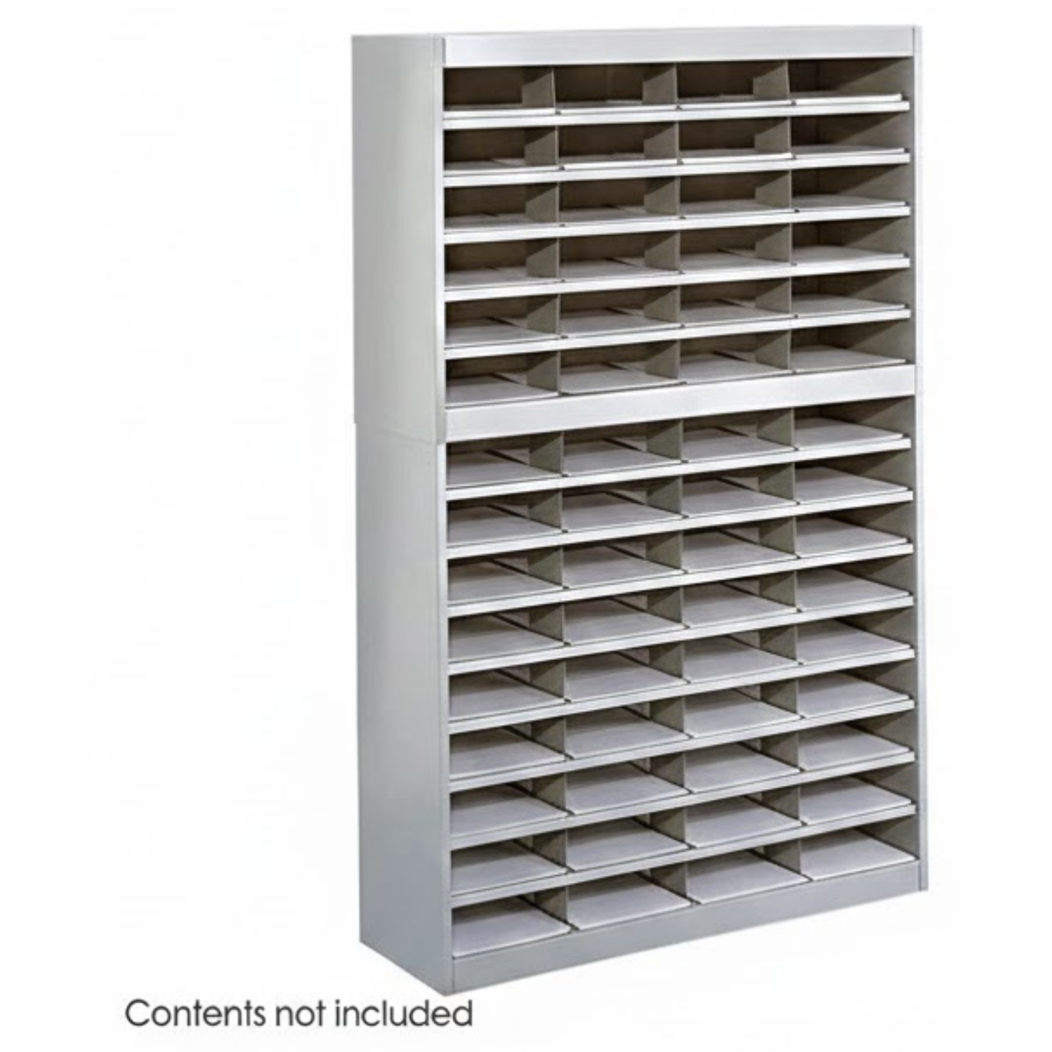 60-slot-letter-size-literature-sorter-gray-finish-Safco-9231GRR-high-capacity