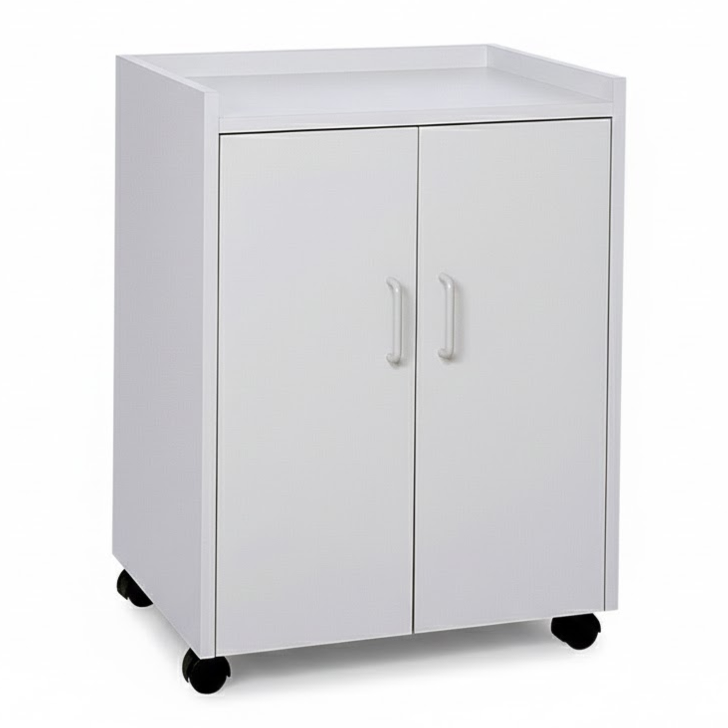 8953GR-Safco-Gray-Mobile-Beverage-Cart-with-locking-cabinet-storage
