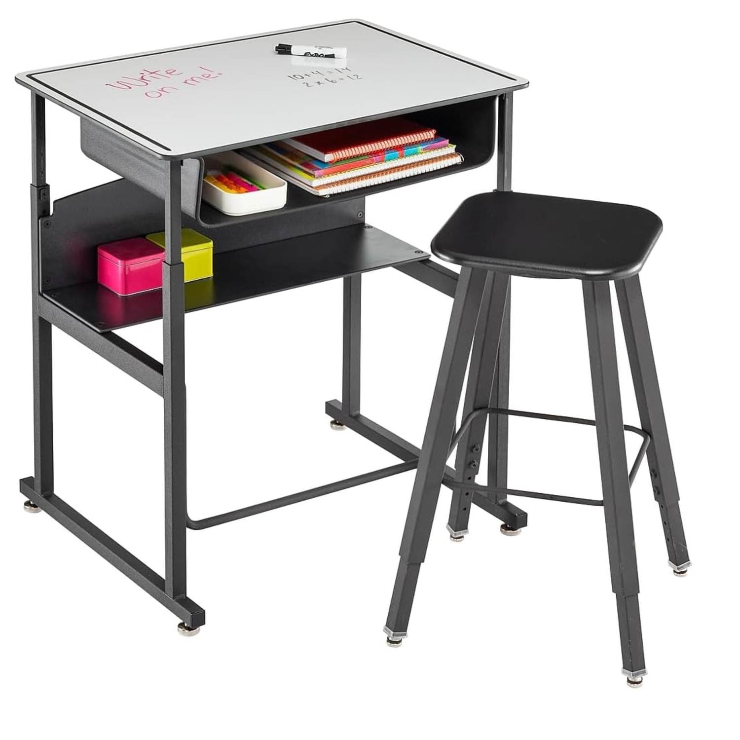 AlphaBetter-1204DE-adjustable-desk-writable-surface-book-box-storage-classroom-furniture