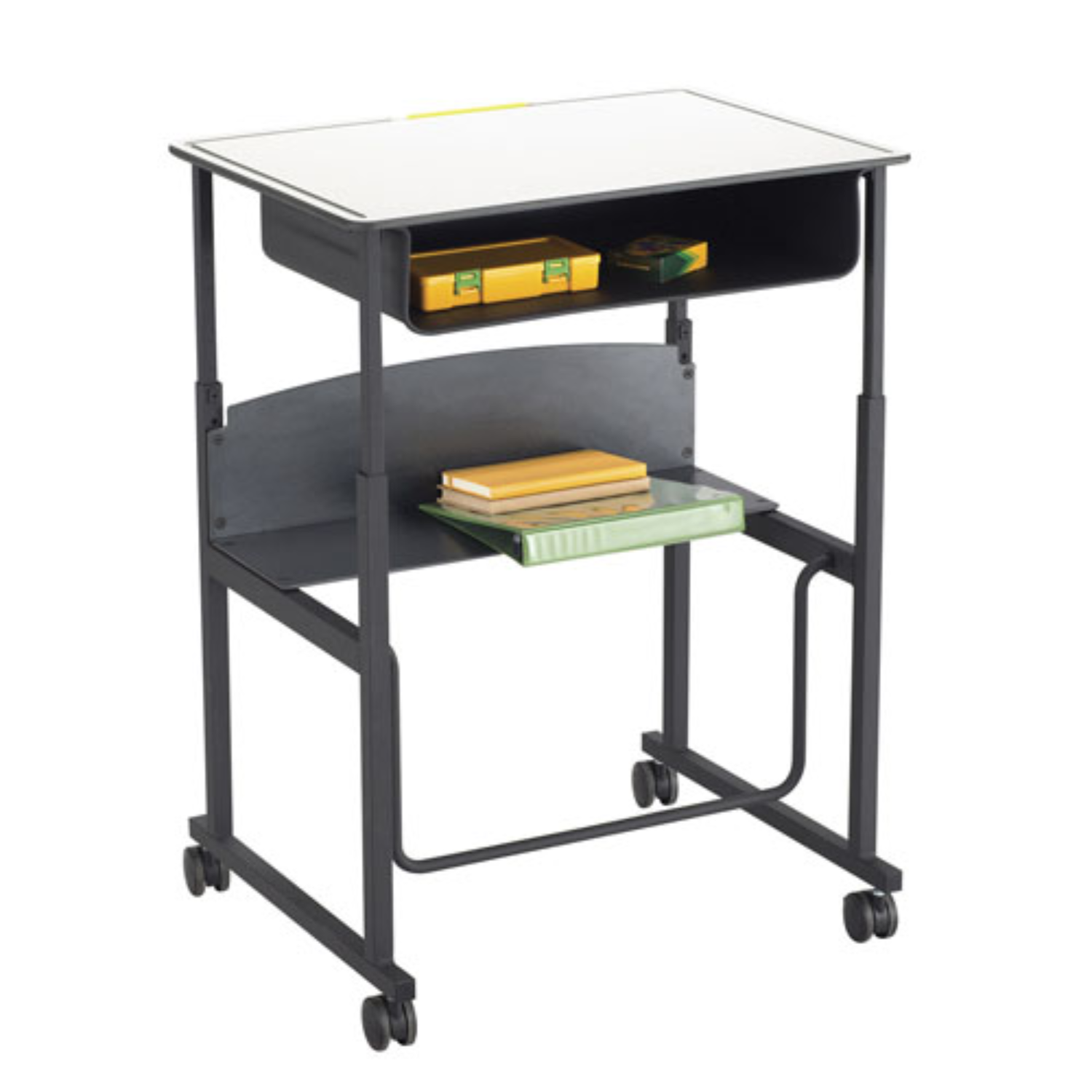 AlphaBetter-1209DE-adjustable-desk-dry-erase-surface-book-box-storage-flexible-seating