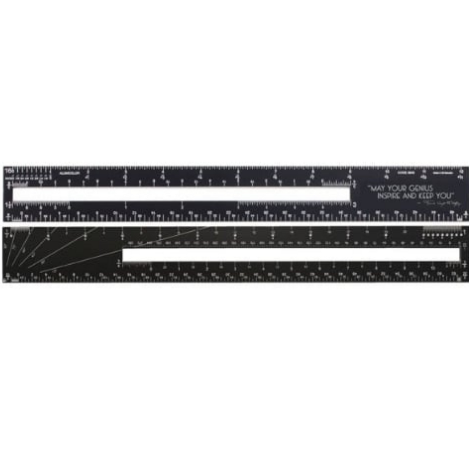 Alumicolor-Frank-Lloyd-Wright-12-inch-Slim-Profile-Architect-AlumiDrafter-3145-9B-FLW-Q