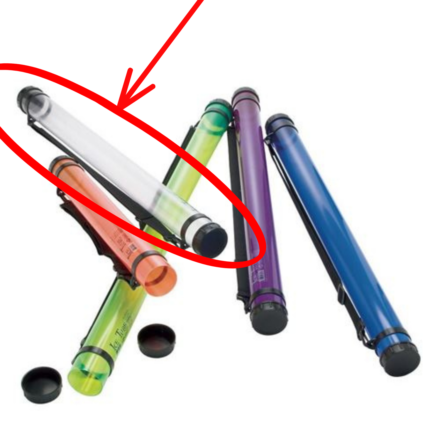 Alvin-MT25-CL-Ice-Tube-2-3-over-4x25-Clear-Storage-and-Transport-Tube