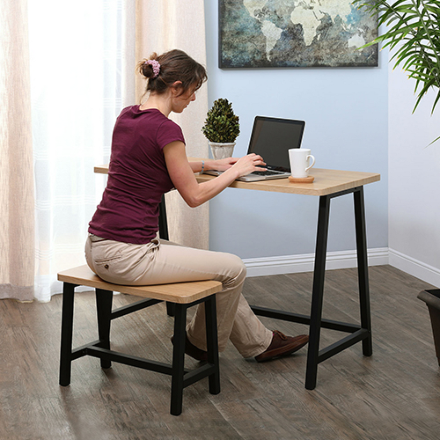 Ashwood-homeroom-desk-with-bench-seating-set-by-Studio-Designs-model-51239