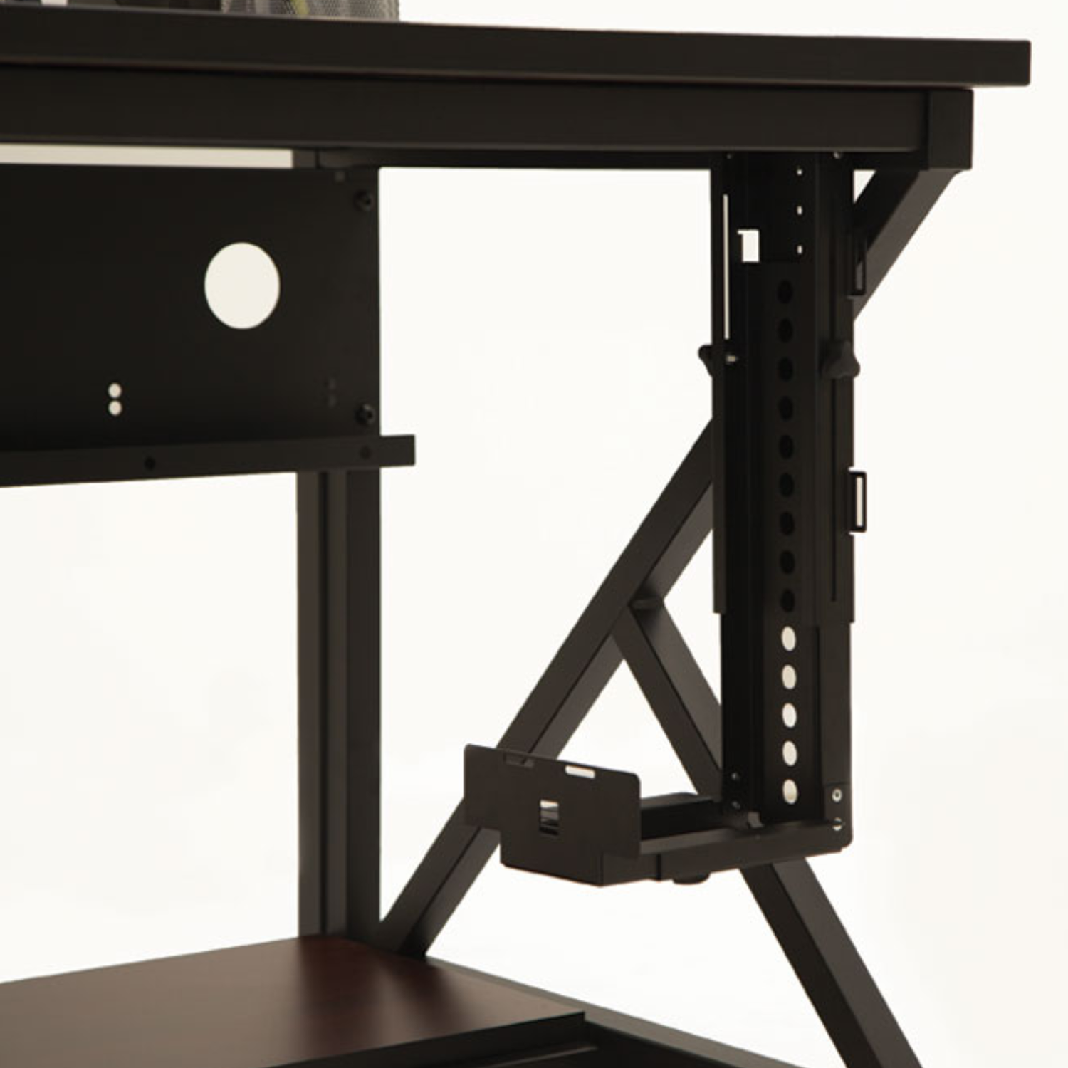 Black-Kendall-Howard-Adjustable-CPU-Mount-1915-1500-00-for-Tower-PC