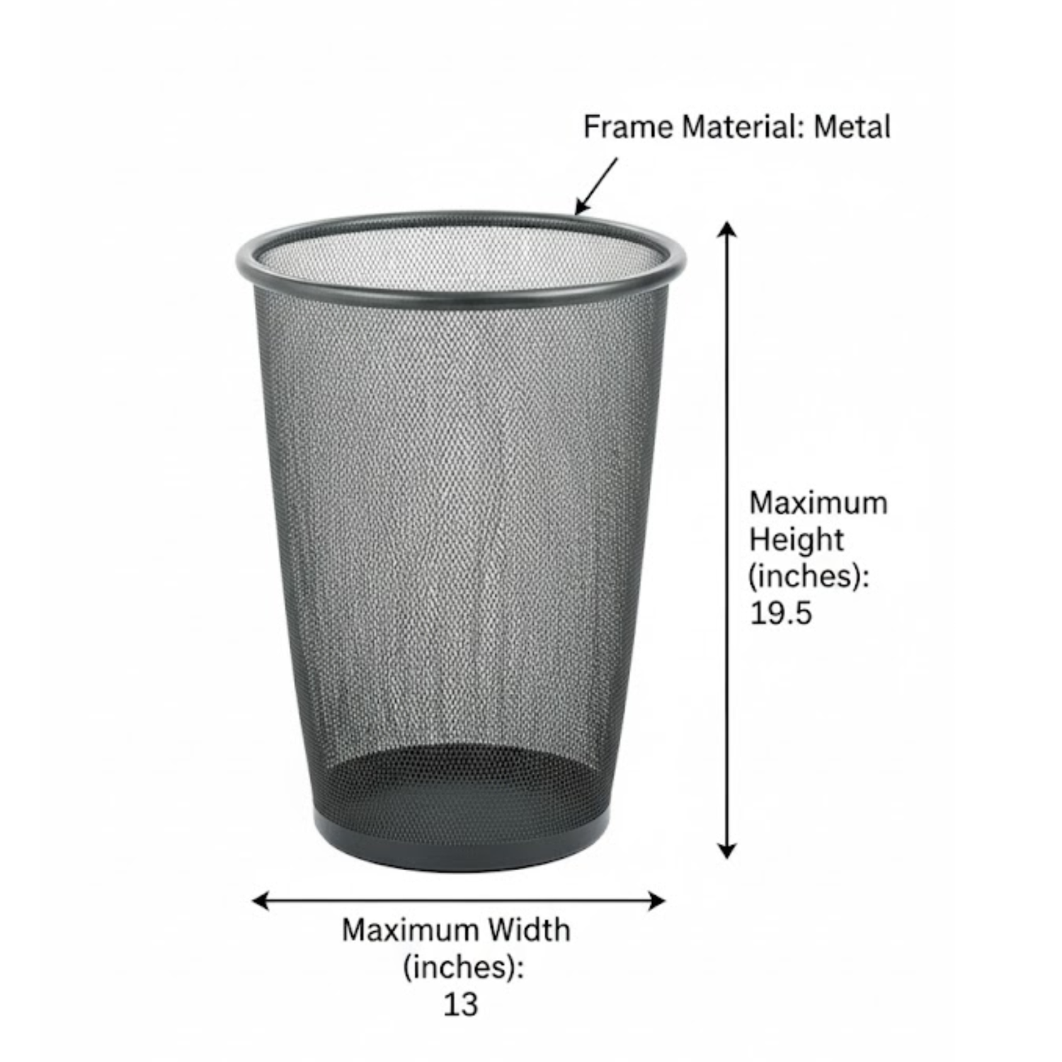Black-Mesh-Trash-Can-Set-3-Safco-9718BL-Office-Wastebasket-Metal