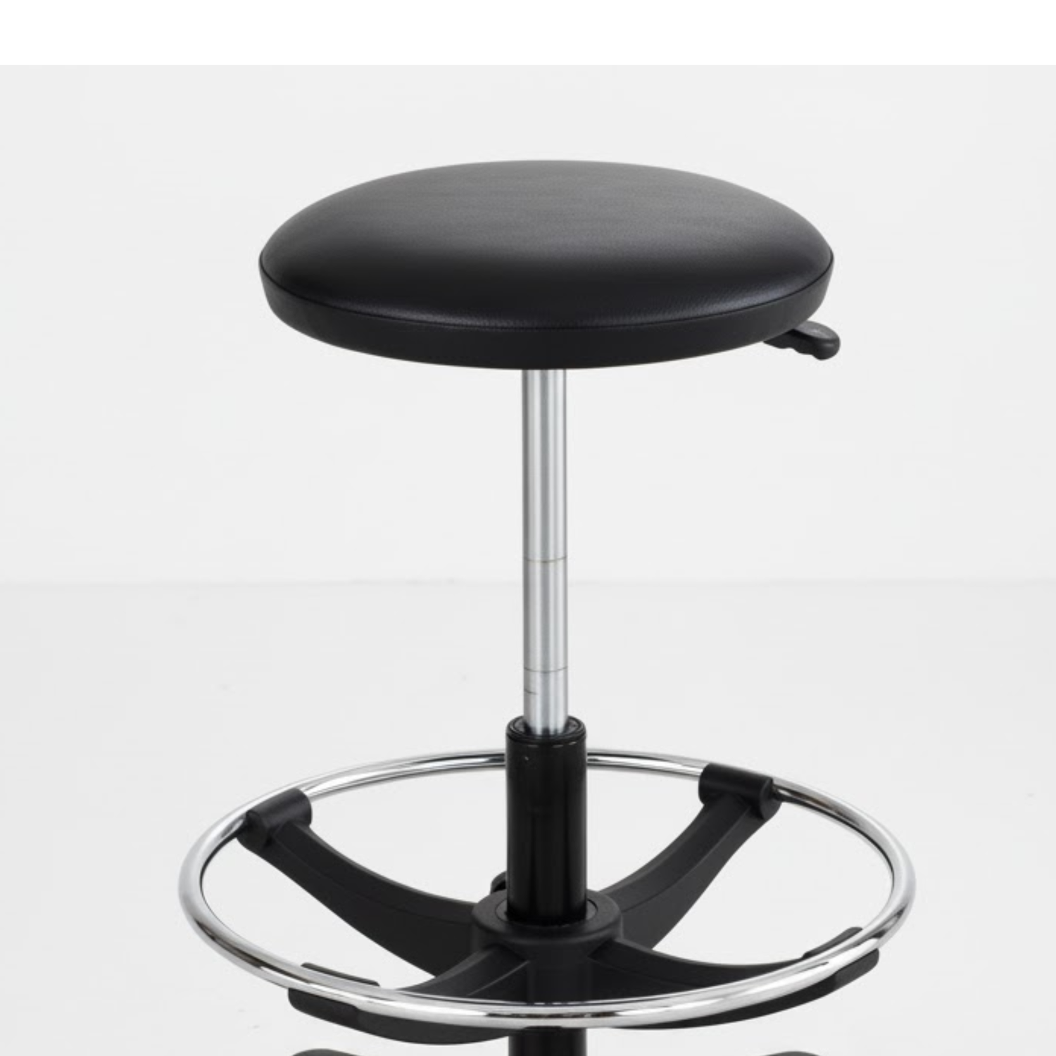 Black-Polyurethane-Lab-Stool-Safco-3436BL-Extended-Height-Chair