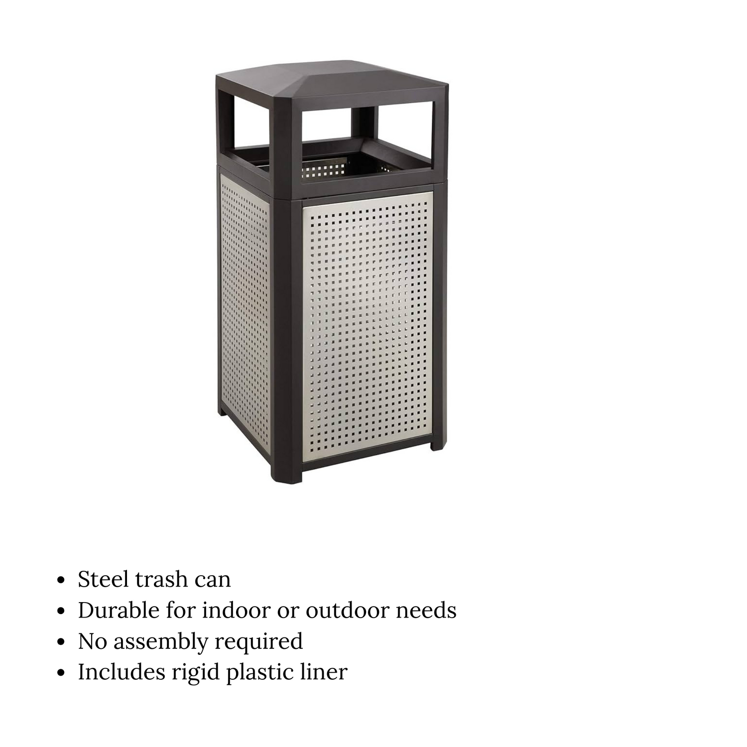 Black-Safco-Evos-Series-Steel-Waste-Bin-38-Gallons-9934BL