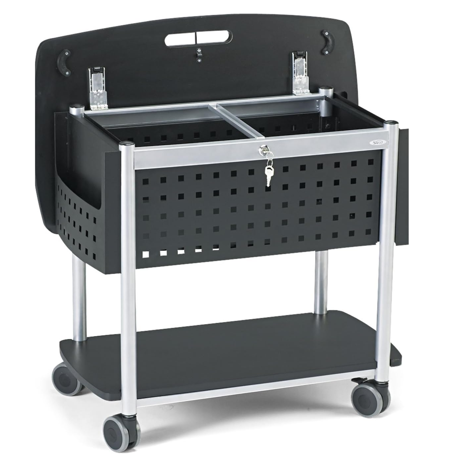 Black-Safco-Scoot-Mobile-File-5370BL-workstation-and-filing-storage-solution
