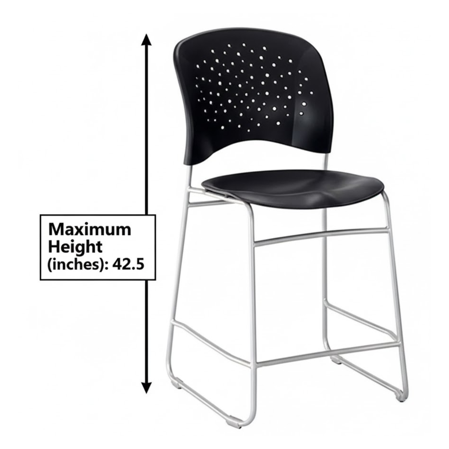 Black-ergonomic-counter-stool-Safco-6815BL-high-chair-for-collaboration-area