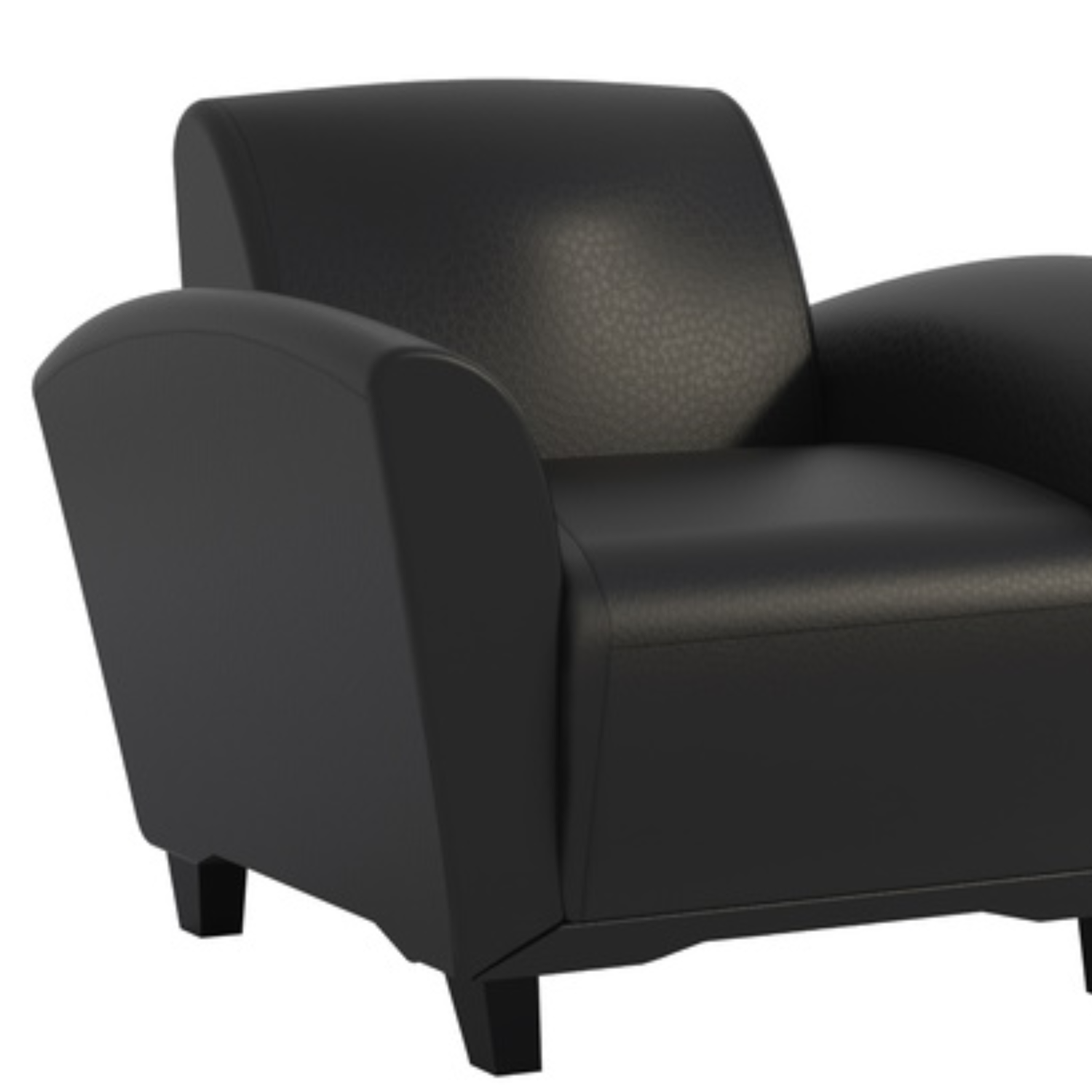 Black-faux-leather-safco-santa-cruz-lounge-chair