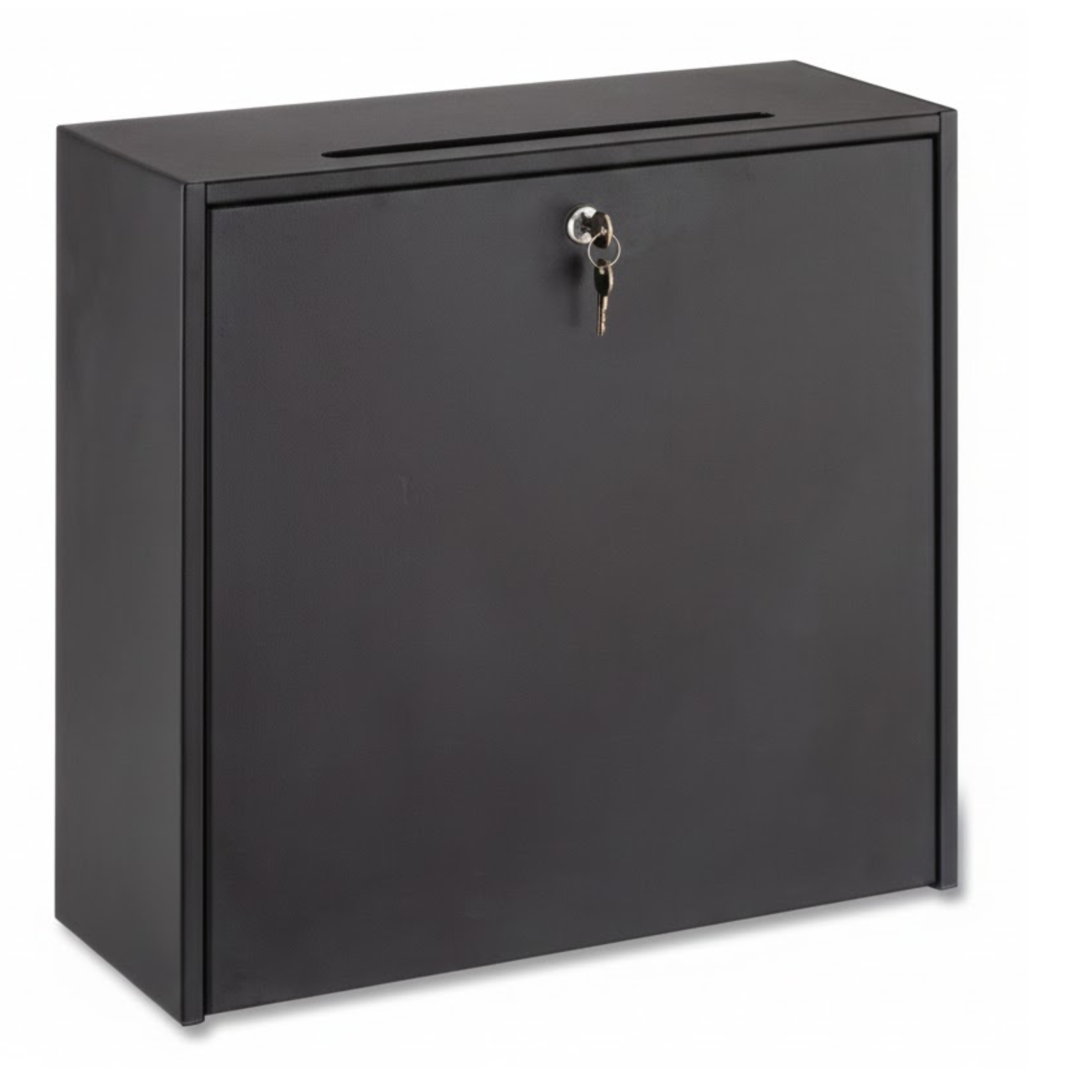 Black-safco-4258BL-locking-interoffice-mail-box-wall-mount-12in