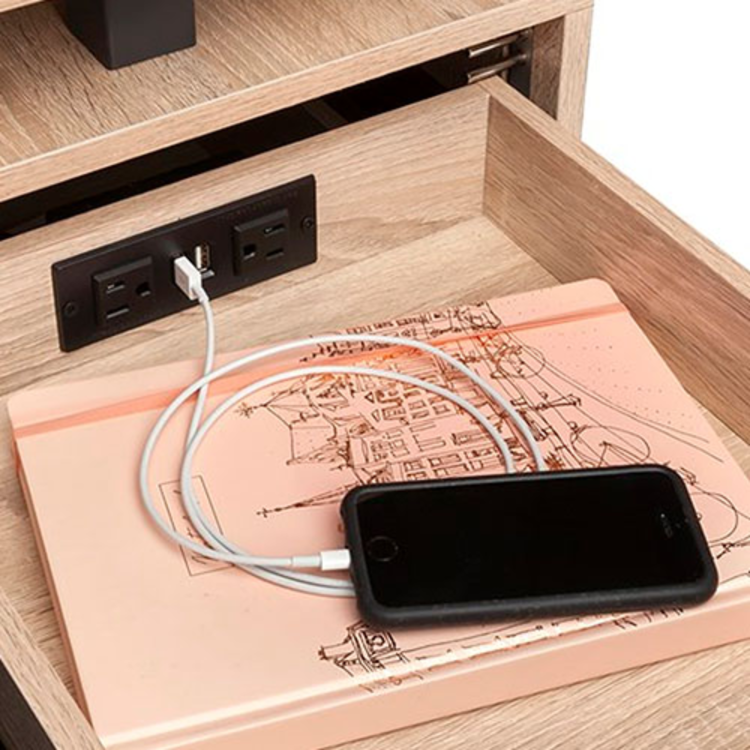 Black-safco-power-module-mrpm3blk-daisy-chain-linkable-outlets