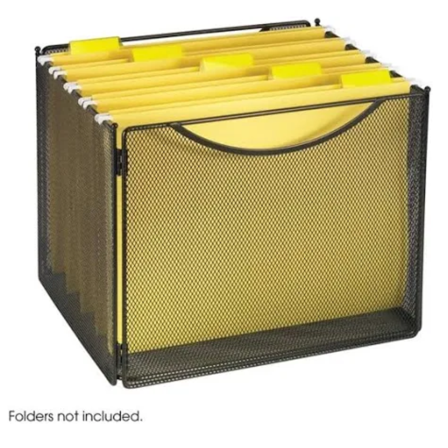 Black-steel-mesh-desktop-file-box-6-pack-safco-onyx-2170bl