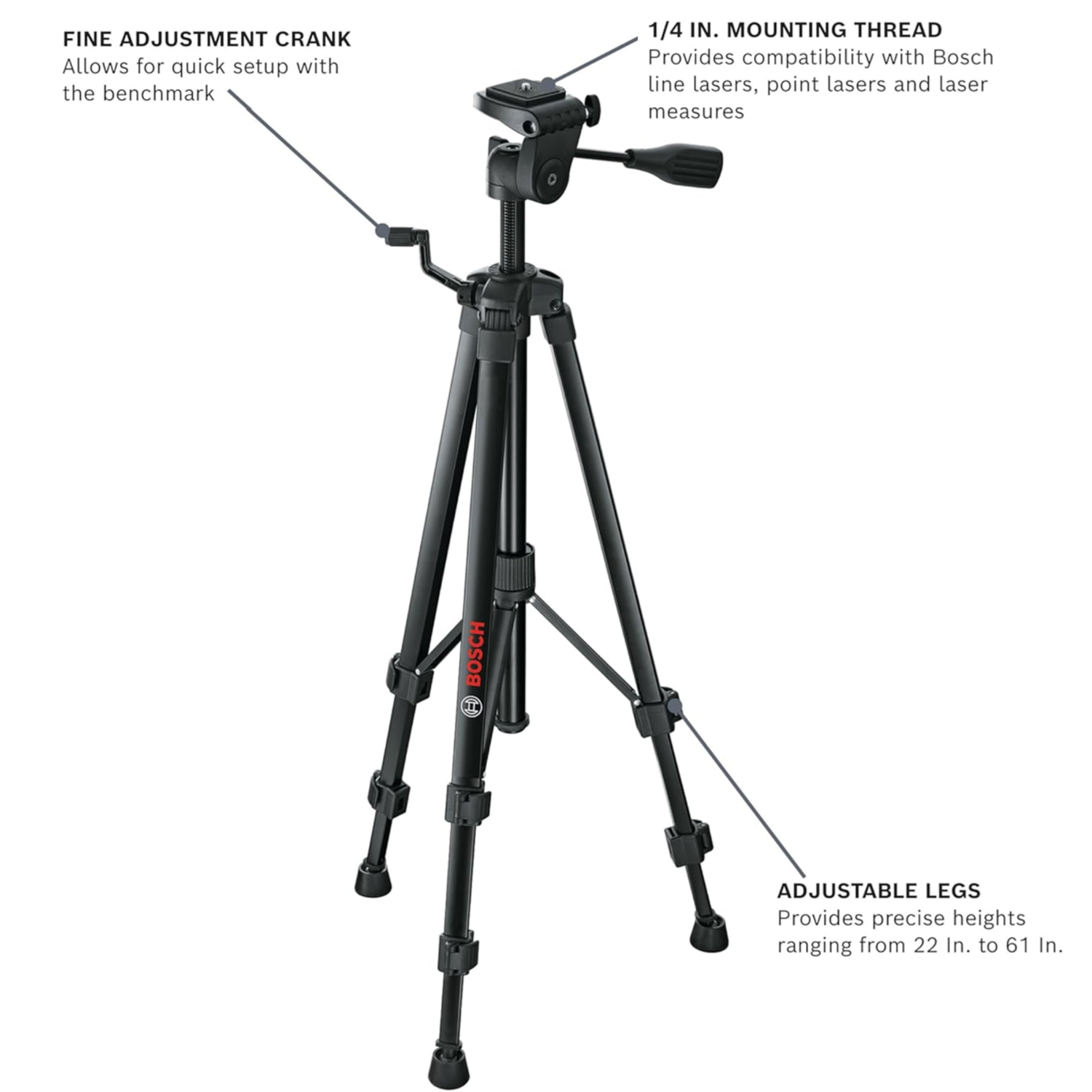 Bosch-Compact-Tripod-BT-150-Stable-Mount-for-Accurate-Leveling