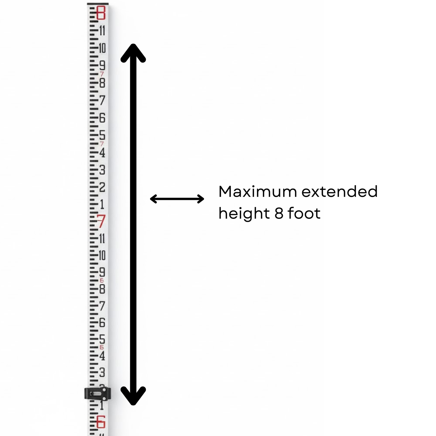 Bosch-GR8C-8-Ft-Aluminum-Grade-Rod-Telescopic-Surveying