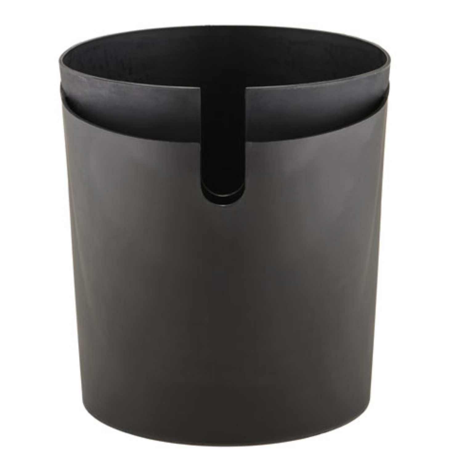 Compact-5-gallon-wastebasket-with-paper-recycling-slot-9929BL