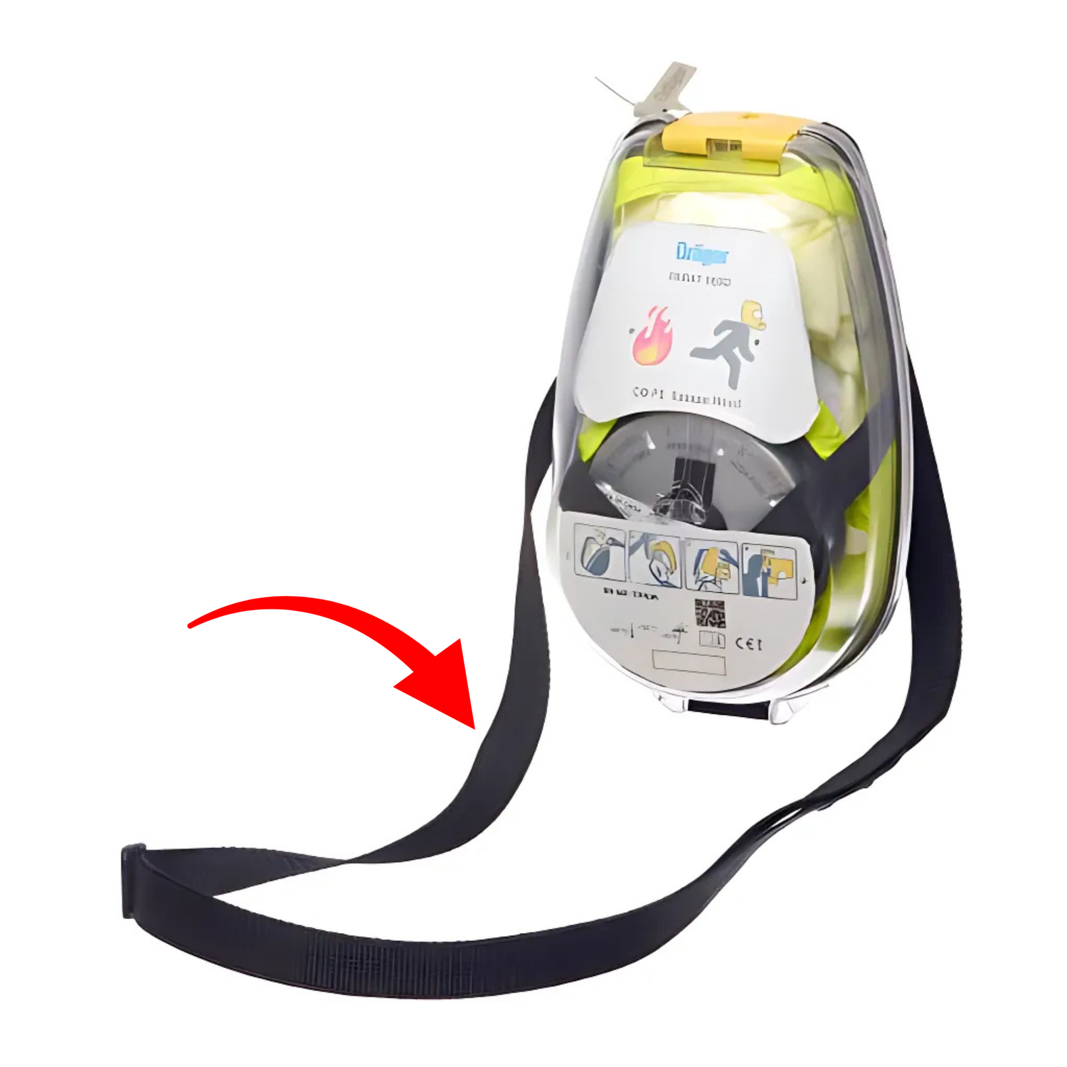 Draeger-R59461-Shoulder-Strap-For-Escape-Hood-PARAT