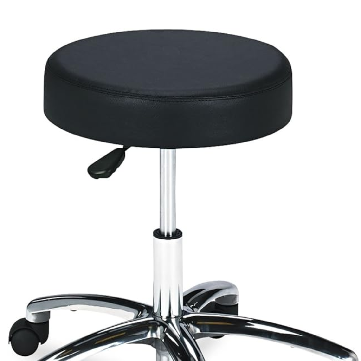 Durable-vinyl-black-lab-stool-Safco-adjustable-height-3431BL