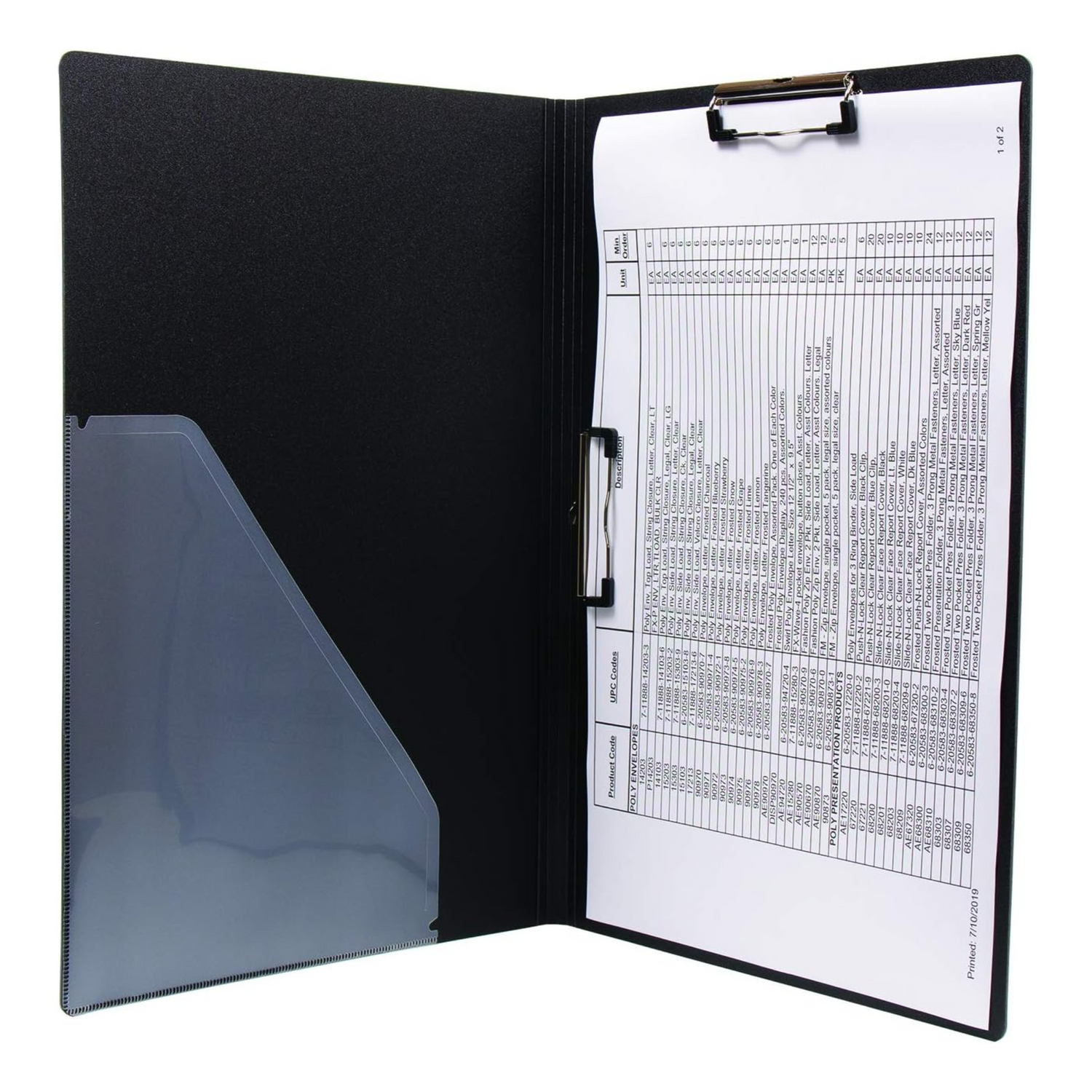 Duraply-69845-folding-clipboard-with-dual-clip-11-by-17