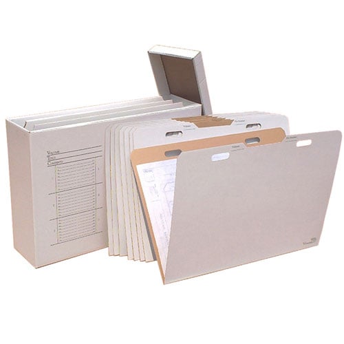 VFile37 with 8 VFolder37s (Up to 24x36) ES102 - Titan Tools Direct