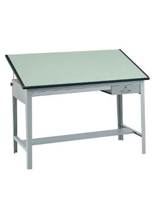 Safco Precision 72 Inch Wide Drafting Table with Base - (3962GR and 3953)