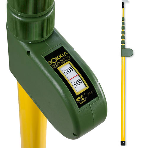Sokkia Measuring Pole Height Stick 807386 Graduated in Ft/10th/100ths