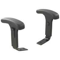 Safco T-Pad Arms for Uber Chair 3496BL (Black)