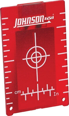 Johnson Level Red Magnetic Target 40-6844 - Titan Tools Direct