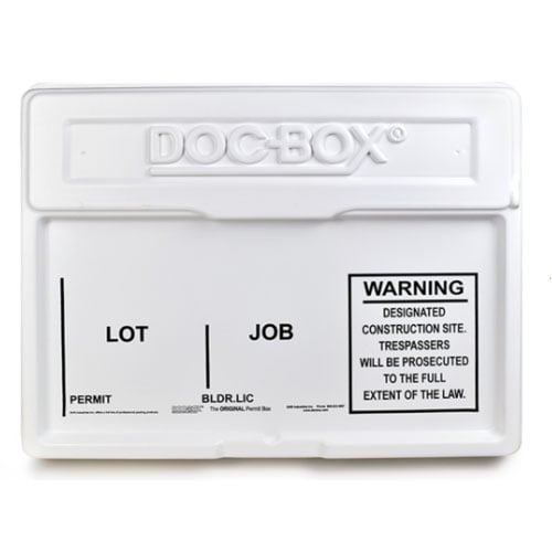 Doc-Box Permit Holder Box - Without Lock or Window - 10102 10102 Titan Tools Direct