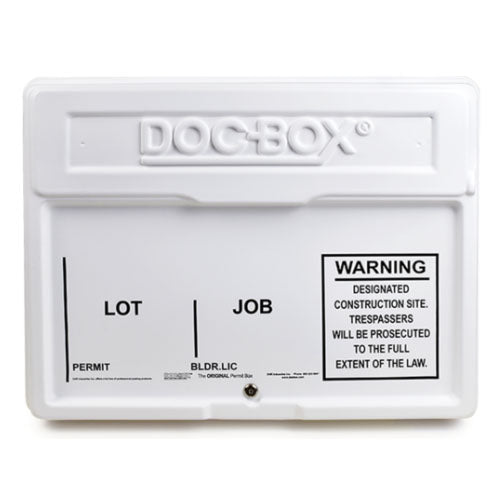 Doc-Box Permit Holder Box - With Lock - 10103 10103 Titan Tools Direct