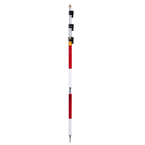 Northwest Instrument Aluminum Prism Pole, 5m, Compression Lock NPP03 (Item 90103)