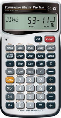 Calculated Industries Construction Master Pro Trig 4080 Calculator