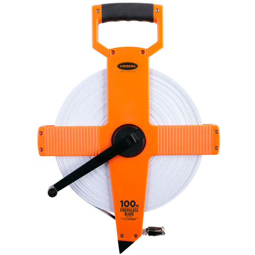 Keson OTR Series 100 Meter Two-Sided Fiberglass Blade Measuring Tape - OTR100MM - Titan Tools Direct