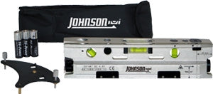 Johnson Level Three Beam Magnetic Torpedo Laser Level with Base 40-6184 - Titan Tools Direct