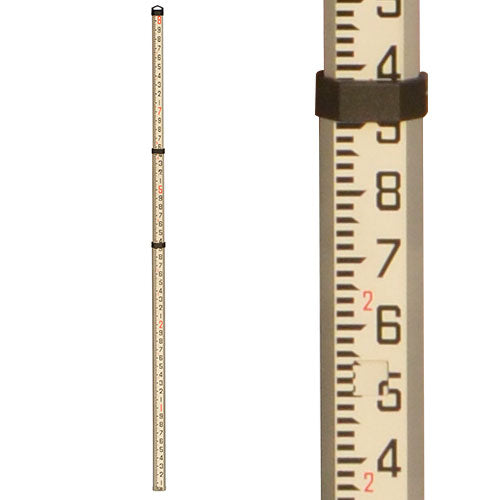 Johnson Level 8-Foot Dual-Scale Aluminum Grade Rod 40-6862 ES2626 - Titan Tools Direct