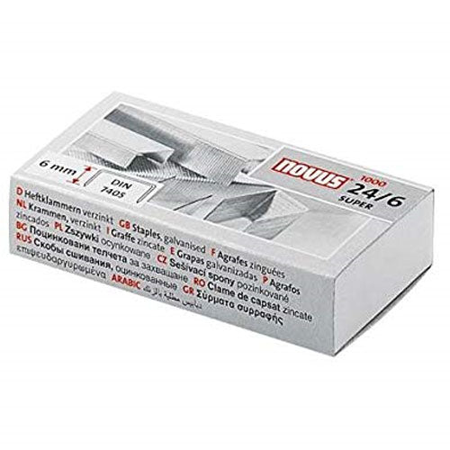 Novus 24/6 Premium Staples (Box of 1000 Staples) - 040-0026 - Titan Tools Direct