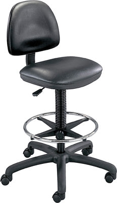 Safco Precision Vinyl Extended-Height Chair with Footring 3406BL - Titan Tools Direct