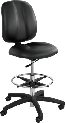 Safco Apprentice II Extended Height Vinyl Chair 7084BL (Black)