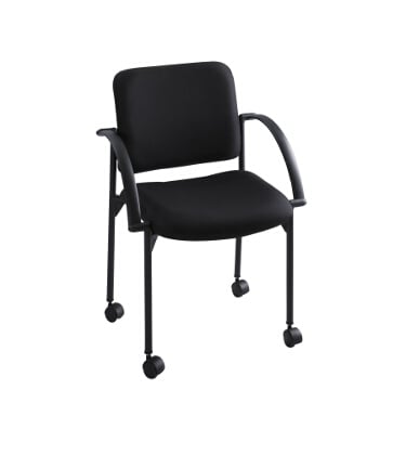 Safco Moto Stack Chair (Qty.2) 4184BL (Black)