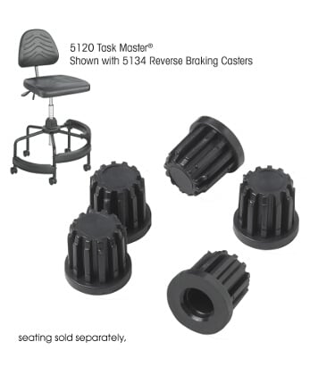 Safco TaskMaster Tubular Base Inserts 5130 ES3190 - Titan Tools Direct