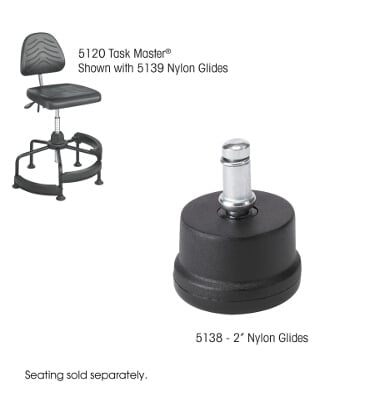 Safco TaskMaster 2" Nylon Glides 5138