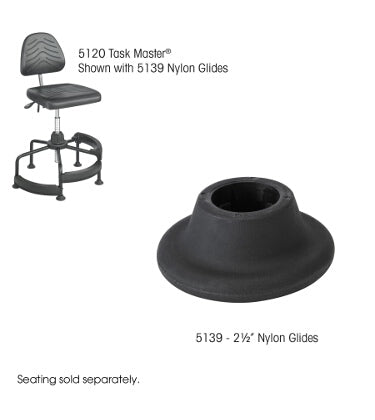 Safco TaskMaster 2 1/2" Nylon Glides 5139