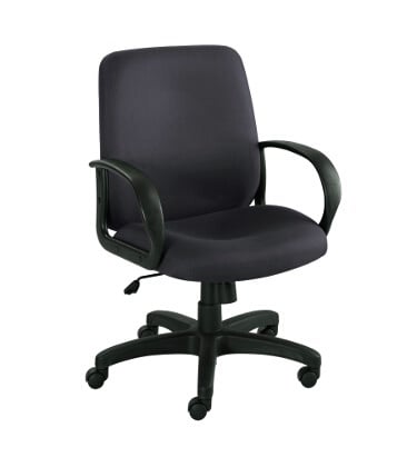 Safco Poise Executive Mid Back Seating 6301BL (Black)