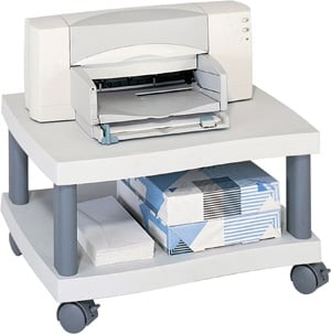 Safco Wave Under-Desk Printer Stand 1861GR (Gray)