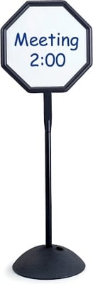 Safco Write Way Octagon Message Board 4118BL