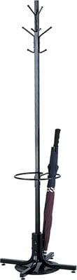Safco Costumer with Umbrella Stand 4168BL (Black) 4168BL Titan Tools Direct